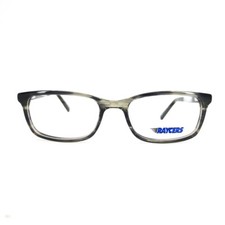 Raycers kb20202 GR Gray Rectangle Full Rim Eyeglasses 48-16-130