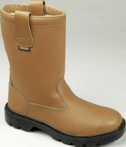 Stivali Lavoro Dunlop Monarch Gomma Con Puntale Acciaio ASTM F 2413-11 - Taglia Uomo 9 / Donna 11
