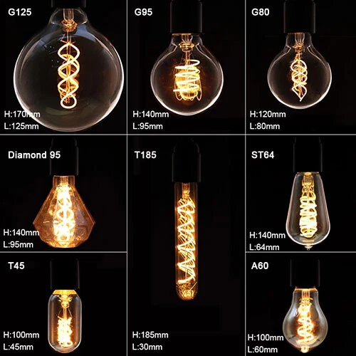 Ampoule LED E27 filament vintage ambré 4W pas cher - Optonica