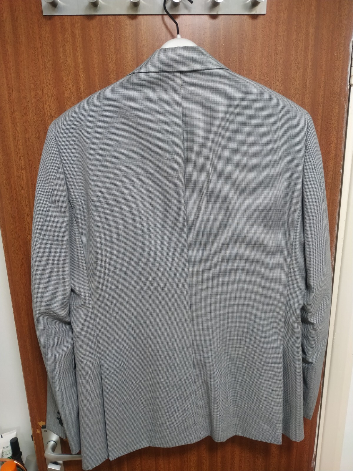 Reiss Men's Somerset Single Breasted Grey Check Blazer Size UK38 RRP £298 image 2