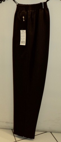 Damen Hosen Frühling Sommer fein Stoffhose Schlupfhosen meliert Bequem Sitzend - Picture 16 of 20