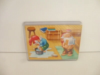 Ü Ei Puzzle 1993 Badezimmerzwerge    UL 15-tlg in Schutzhülle  mit BPZ *P100 - Bild 1 von 2