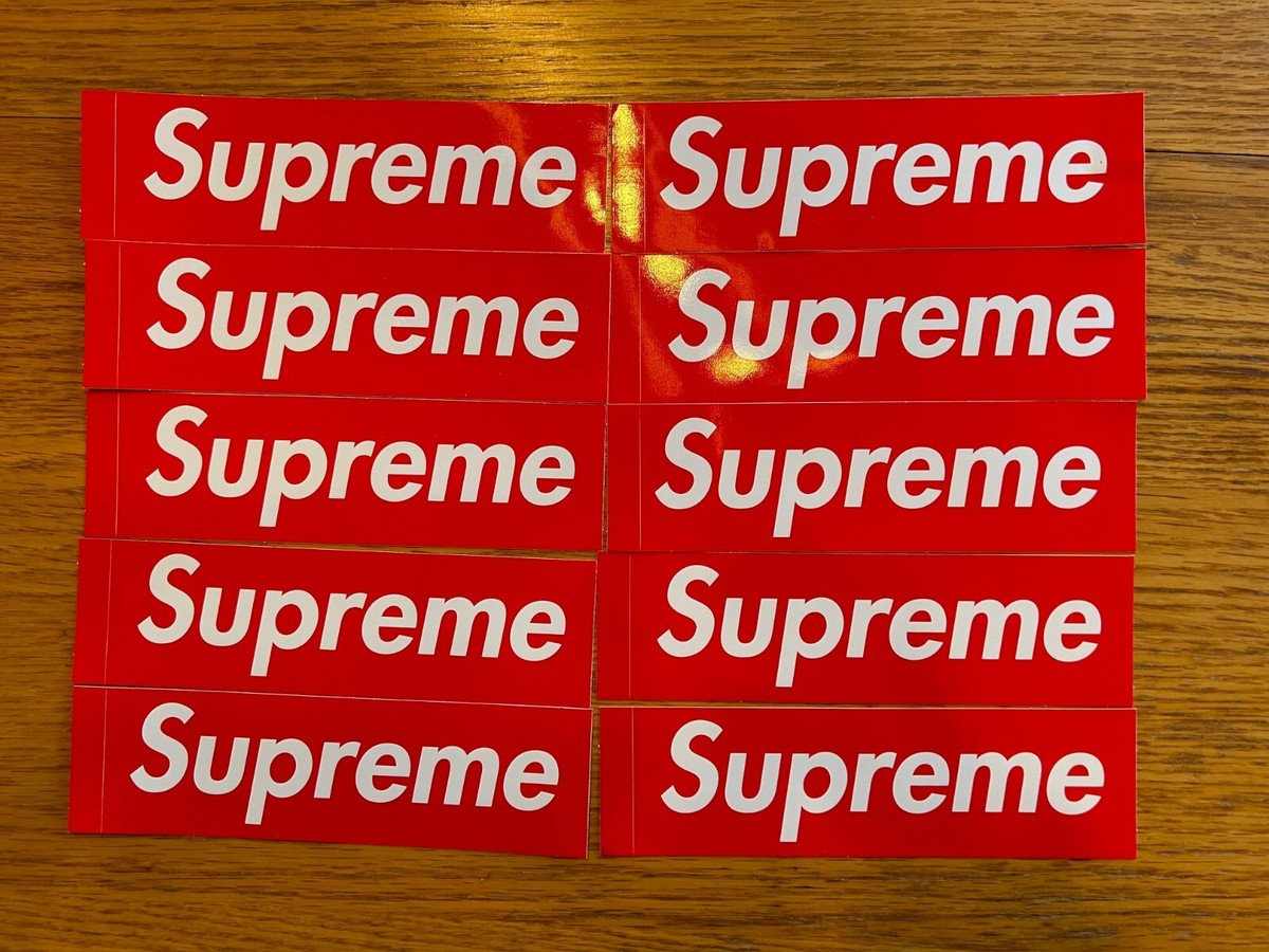Supreme 10SS ステッカー 7種 シュプリーム Motion セット Supreme SS24 Stickers - Supreme Box Logo - Set of 10 | eBay