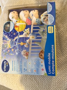 Vtech Baby Lumi Mobile Compte Mouton Bleu De 70 Chansons Lumineuse Telecoma Ebay