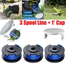 AC14RL3A Spool Line With AC14HCA Cap for Ryobi One+ 18/24/40V String Trimmer