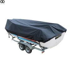 V-Hull /Tri-Hull Runabout Waterproof Heavy Duty Boat Cover Trailerable Fishing