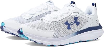 Under Armour Women's Charged Assert 9 - White/Nebula Purple - BRAND NEW