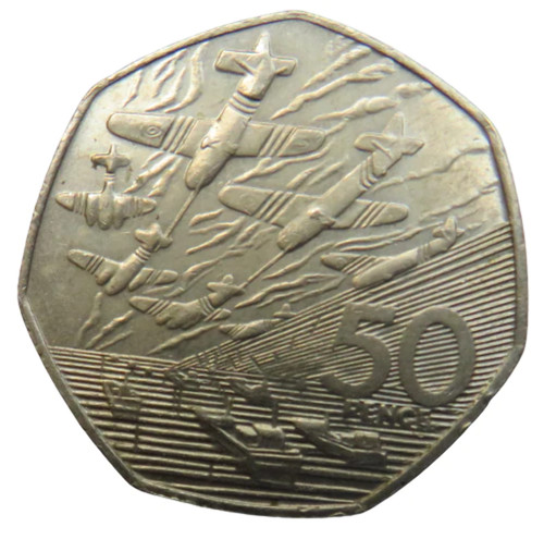 1994 Great Britain 50p Fifty Pence Coin - D-Day Landing