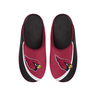 FOCO NFL Men's NFL Arizona Cardinals 2022 Big Logo Color Edge Slippers