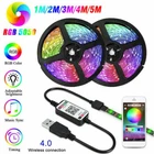 Bluetooth APP DC 5V USB TV BackLight 5050SMD Led Strip Ribbon Intelligent Remote