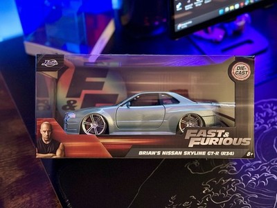 Jada Toys 1:24 Fast & Furious - Brian's Nissan Skyline GTR R34