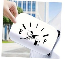 Car Stickers - Fuel Tank Cartoon Vinyl Sticker, Peeking car Decals, Cute