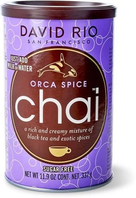 Orca Spice Chai David Rio - zuckerfreier Chai Latte - 337g Dose