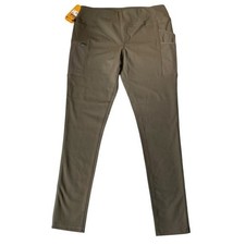 Carhartt Force Utility Leggings Women Size MT Green Fitted Flex Zip Pocket NWT