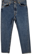 LEVI'S 508 Mens Jeans W34 L30 Blue Straight Regular Red tag levi used LEVI-446AP