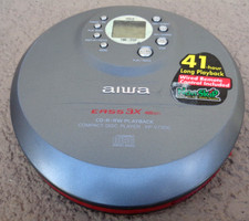 AIWA XP-710C PERSONAL PORTABLE CD PLAYER TESTED WORKING Y2K