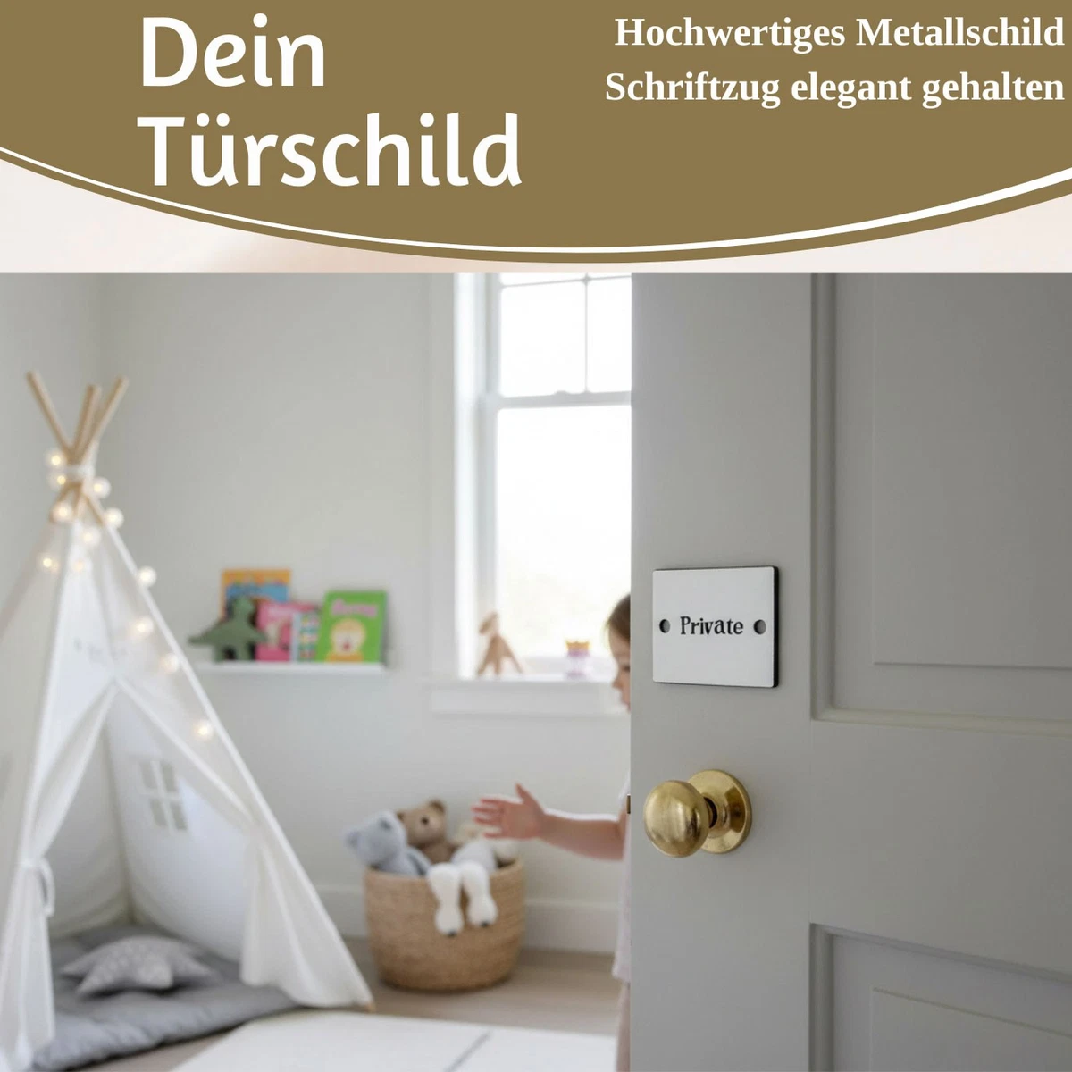 Retro Türschild Hinweisschild Metall Emaille Wandschild Antik Nostalgie Deko
