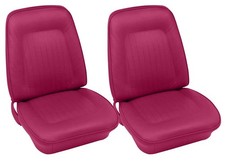 1967-68 Camaro Coupe Convertible Red Standard Front Only Bucket Seat 1967-68 Camaro Coupe Convertible Red Standard Front Only Bucket Seat