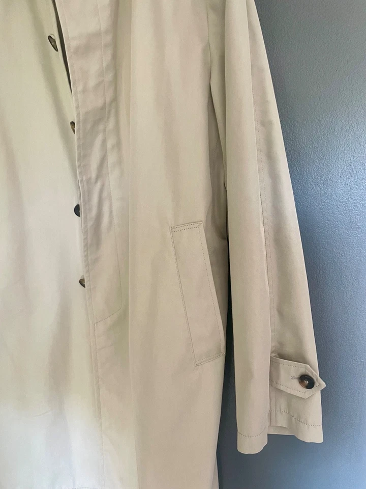L’Impermeabile The Impermeable Martin P/S Trench Rain Coat Tostado Beige Talla 54 Foto 4 de 4