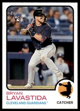 2022 Topps Heritage High Number Bryan Lavastida Rookie Cleveland Guardians #668