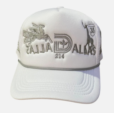Dallas Texas City Series Trucker Hat Unisex Streetwear