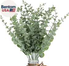 20Pcs Eucalyptus Stems Artificial Eucalyptus Leaves Stems Artificial Fake Flower