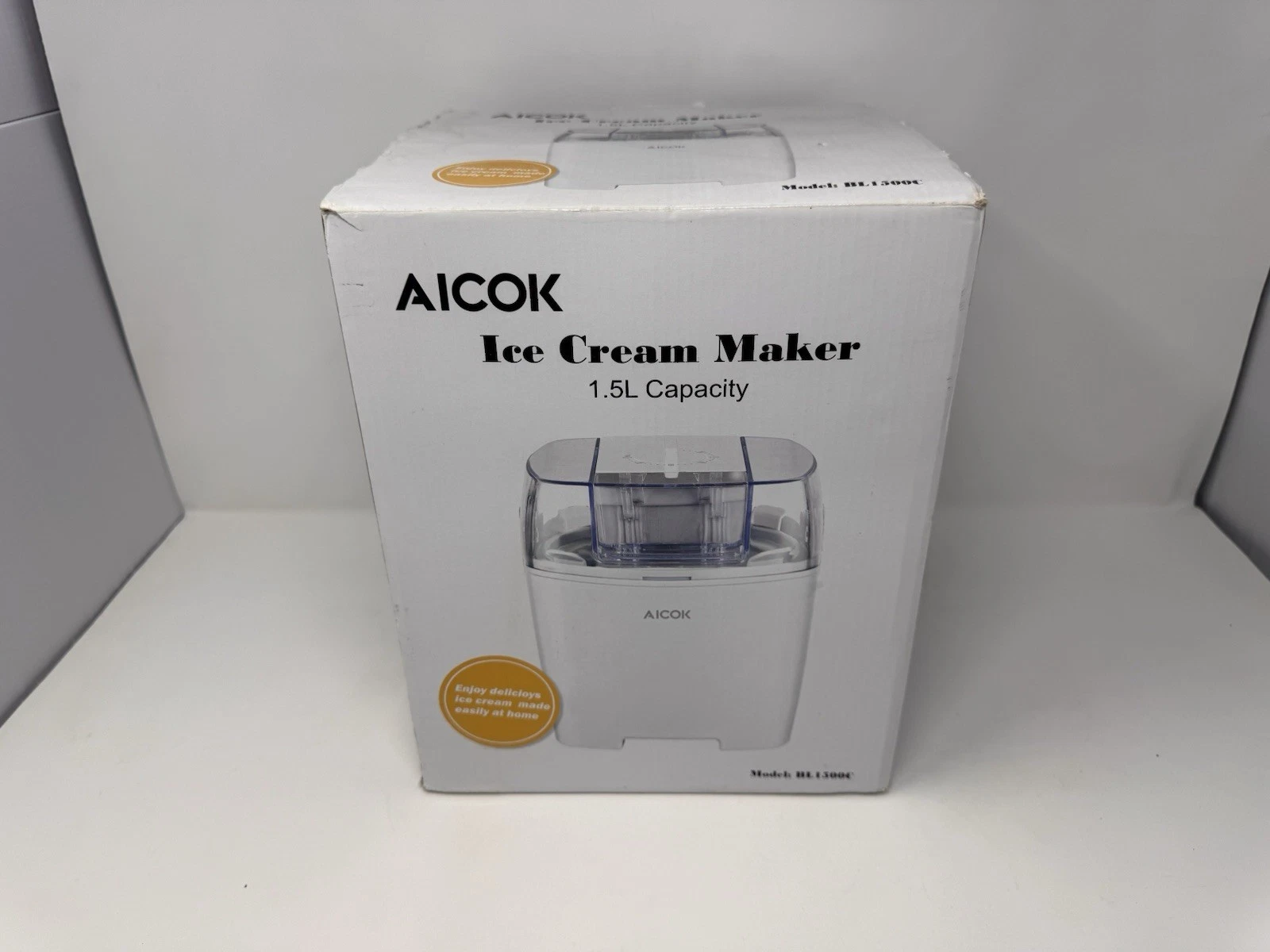 AICOK Ice Cream Maker 1.5L Capacity Model BLI500C New Unused
Opens in a new window or tab