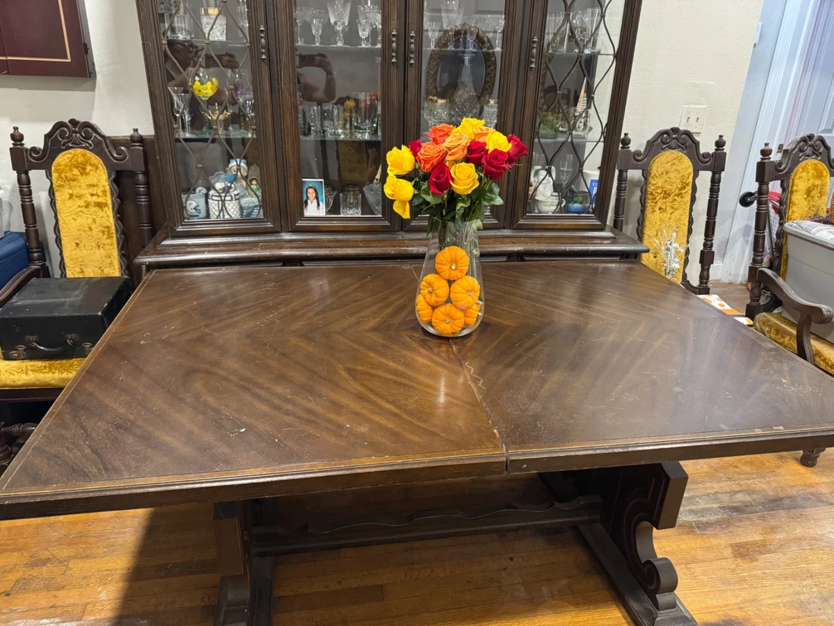 Rectangular Antique Dining Sets for sale - eBay