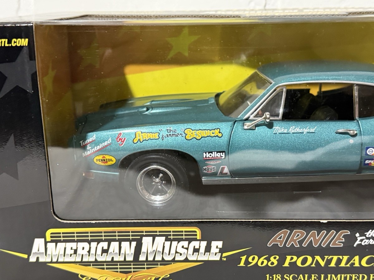 1/18 Ertl 1968 Pontiac GTO Arnie Beswick “Bossman” Drag Racing