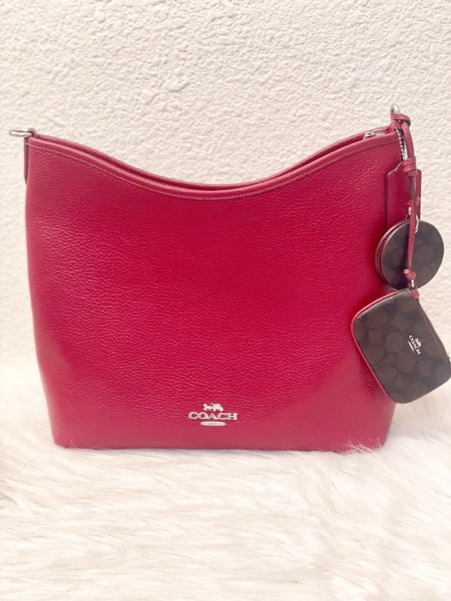 Coach Laurel Large Shoulder Bag With Mirror Charm And Pouch CBI93