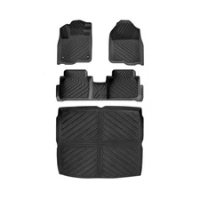 Set of 4 PCS Floor Mats for Honda CRV 2025 2024 2023 Honda CR-V Hybrid All We...