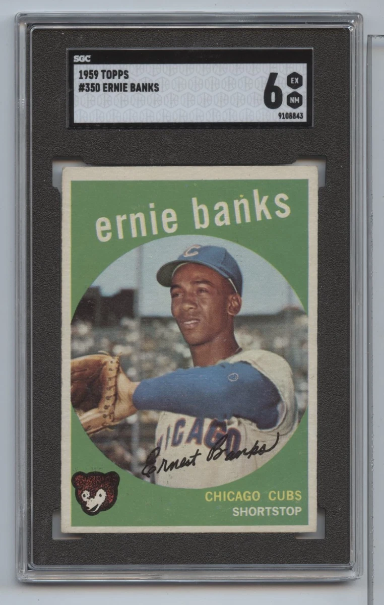 Ernie Banks Baseball 1959 Season Sports Trading Cards