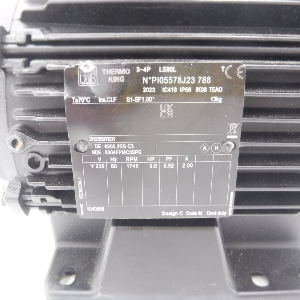 Thermo King Condenser Fan Motor 1040868 for Transport