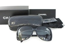Chanel Side Coco Mark Sunglasses 5216-A Black