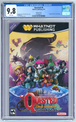 Quested #6 CGC 9.8 The Legend of Zelda Wind Waker Video Game Homage Cover 2023