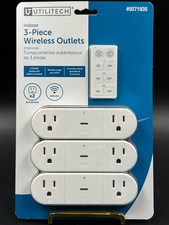 Utilitech Indoor 3-Piece Wireless Outlets wit...