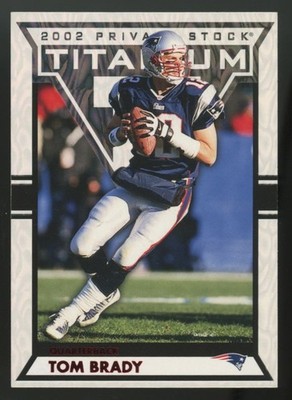 2002 Private Stock Titanium Tom Brady Red Flamethrower /275 #58