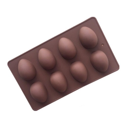 8 Stampo per sapone torta a forma di uovo di Pasqua stampo in silicone decorazione cioccolato cottura dec - Foto 1 di 8