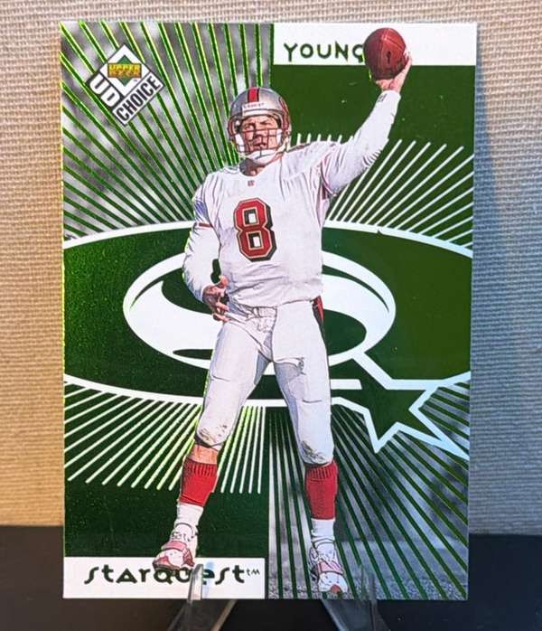 1998 UD Choice - StarQuest Green Steve Young #9