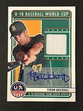 Tyron Brickhill 2023 USA Stars & Stripes Auto Relic /72 U18-TB