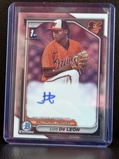 2024 Bowman Chrome - Prospect Autographs Luis De Leon #CPA-LDL (AU, RC)