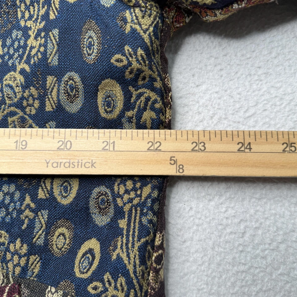 Sacred Threads Jacket Womens Medium Large Multicolor Patchwork Boho Floral - Image 3 of 4