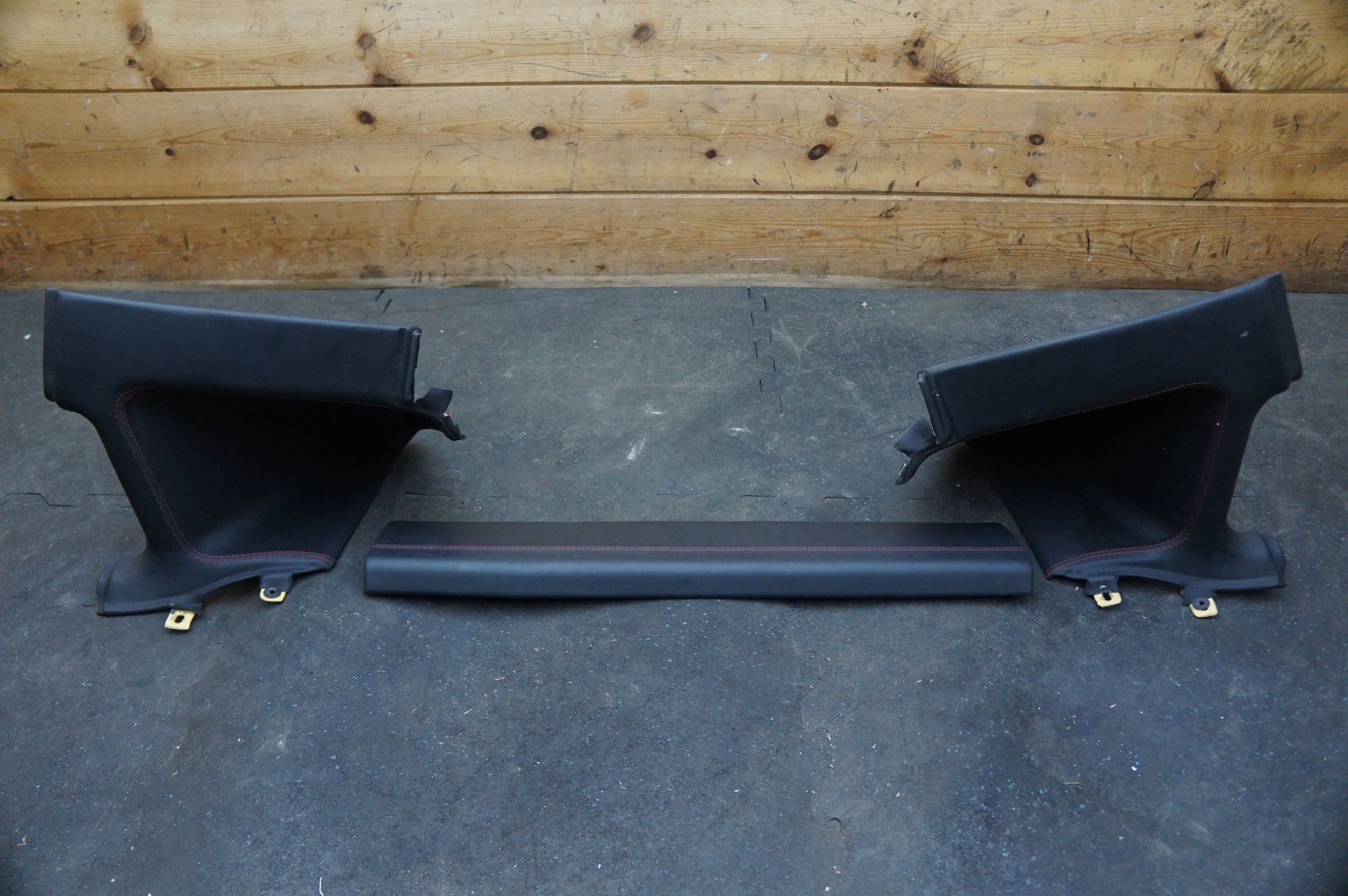 Set 3 Rear Bulkhead Screen Trim Panel 63580900 OEM Ferrari F430 Coupe 06 *Note*