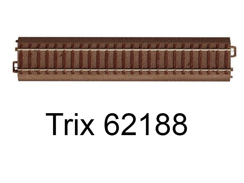 TRIX Rail droit voie C 188,3 mm - Trix 62188 - Photo 1/1