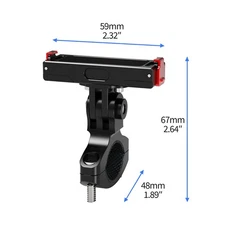 180° Tilt 360° Damping Adapter Camera Bracket Holder for DJI Osmo Action 5 Pro
