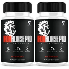 (2 Pack) Iron Horse Premium Performance Supplement, IronHorse Pro (120 Capsules)