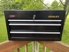 Stanley Ball Bearing 3-Drawer Metal Tool Ches...