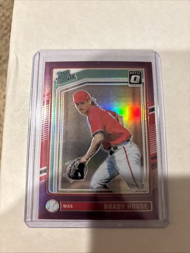 Brady House /49 2024 Donruss Optic Rated Prospect Purple Holo #188