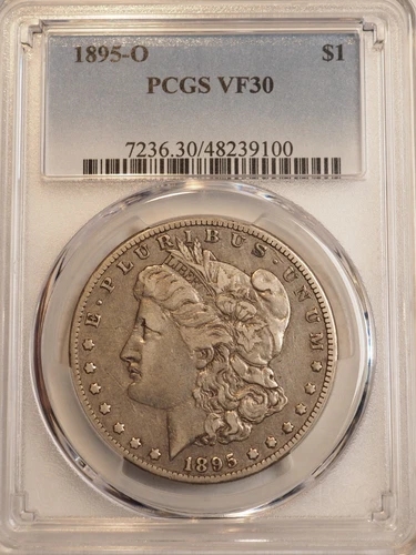 1895 O Morgan Silver Dollar ** PCGS VF30 NICE  ** FREE SHIPPING 9100