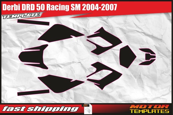 TEMPLATE Derbi DRD SM 50 Racing 2004/2007 ARCHIVO DIGITAL VECTOR PDF